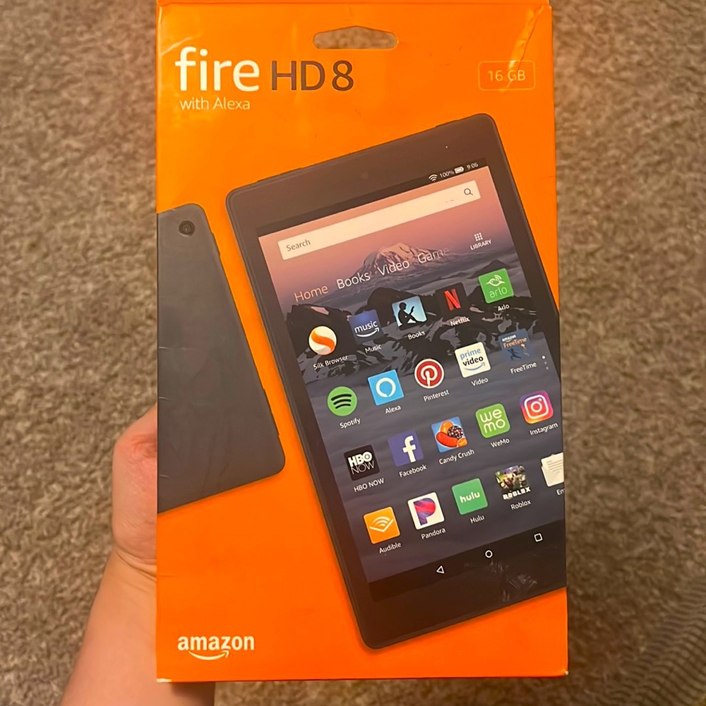 Amazon Fire HD 8  - Black 16 GB Tablet